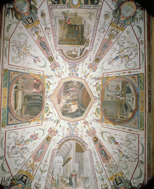 Ceiling from the Vasari Corridor, 1560-80 (fresco)