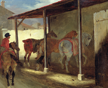 The Barn of Marechal-Ferrant, 1820-21 (oil on canvas)