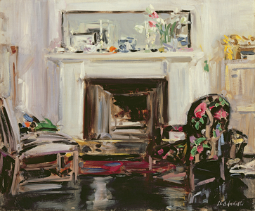 Interior (oil on canvas)