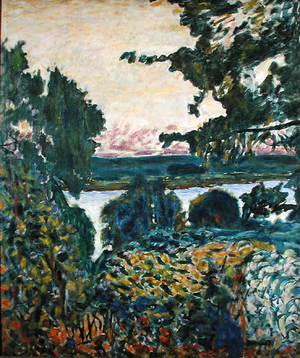 Banks of the Seine (Near Vernon) 1915 (oil on canvas)