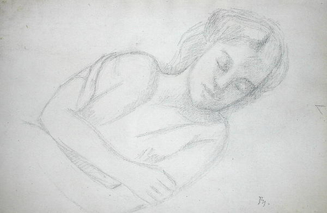 Sleeping Nude, 1958 (pencil)