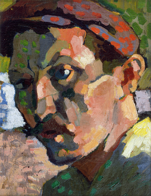 Self Portrait with a Cap, c.1905 (oil on canvas)