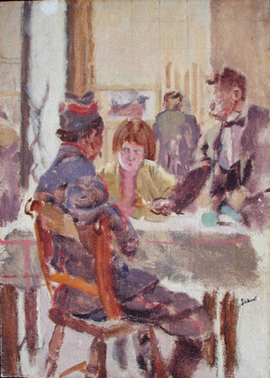 Belgian Soldier (oil on canvas)