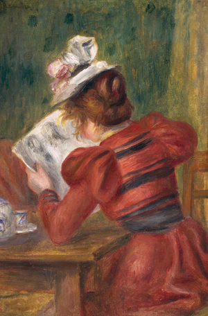 Young Girl Reading, 1897 (oil on canvas)
