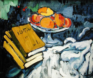 Still life with Fruit Bowl, 1906 (oil on canvas)