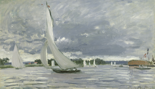 Regatta at Argenteuil, 1872 (oil on canvas)