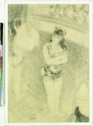 Two Circus Girls (charcoal)