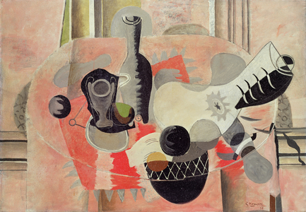 The Red Side Table, 1935 (oil on canvas)
