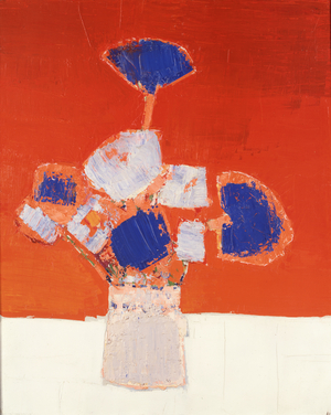Flowers, 1953 (oil on canvas)