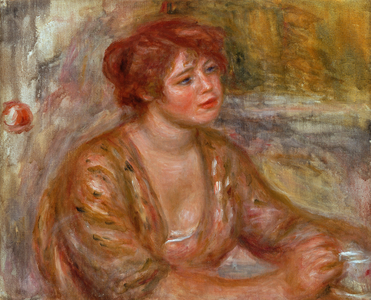 The Cup of Coffee, Portrait of Andree (called Dede) 1917 (oil on canvas)