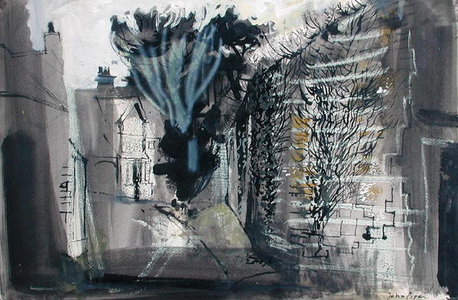 Ivy on a wall, Portesham (w/c on paper)