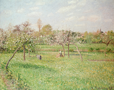 Apple Trees at Gragny, Afternoon Sun, 1900 (oil on canvas)