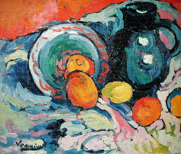 Still Life with a Blue Jug, c.1906 (oil on canvas)