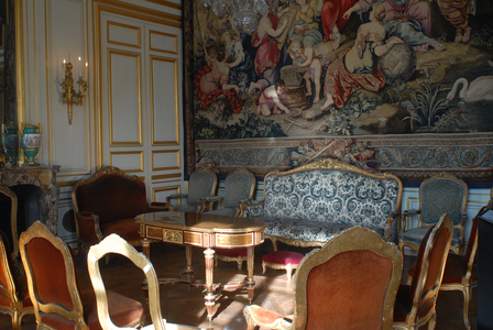 Chateau de Fontainebleau: Current view of the Corner Salon called Pius VII