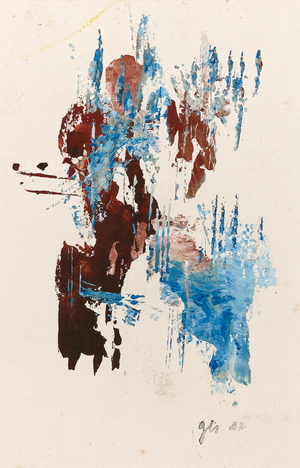 Abstract Study, 1942 (oil on card)