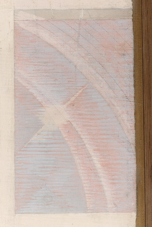 Design for Bristol Council House Ceiling, c.1953 (pencil & tempera on gesso) (detail of 244574)