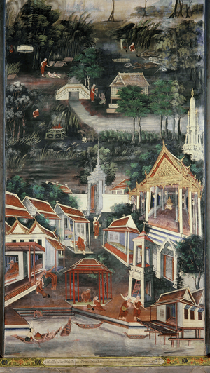 Monastic life (wall painting)