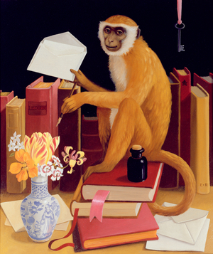 Monkey Business, 2006 (oil on canvas)
