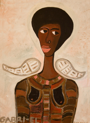 Gabriel, 1991 (acrylic on canvas)