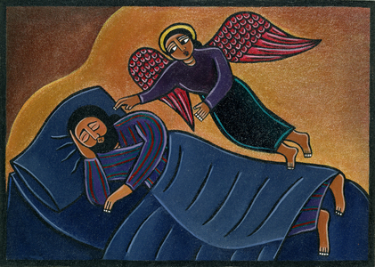 Joseph's Dream (acrylic on canvas)