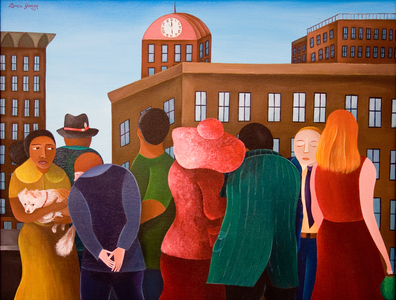 Six O'Clock, 2005 (acrylic on canvas)