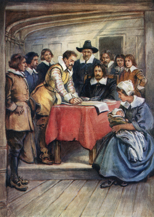 Illustration for the Young Pilgrims