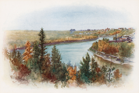 The Saskatchewan river at Edmonton