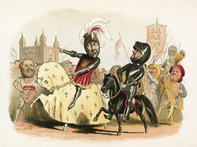 The Black Prince and the French King entering London