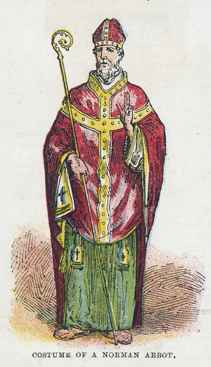 Costume of a Norman Abbot