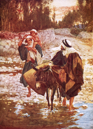 The flight into Egypt