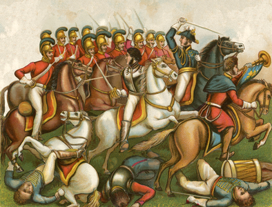 Charge of the Guards, Waterloo