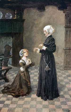 Began to Pray Piteously to her for Pardon