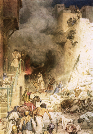 The destruction of Jericho