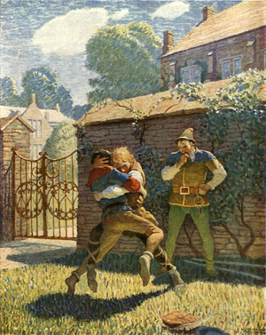 Little John wrestles at Gamewell