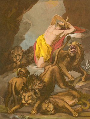 Daniel in the lion's den