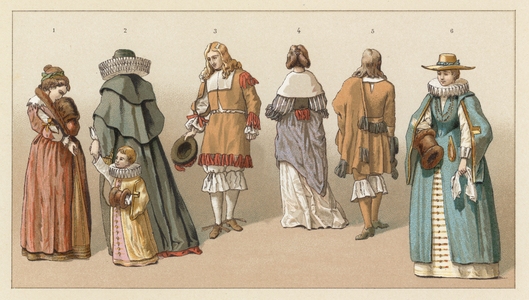 Holland XVIIth Cent Costume
