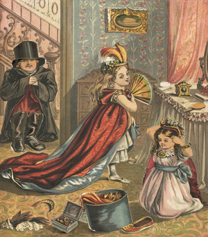 Children dressing up