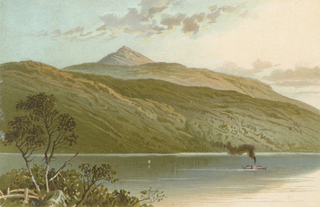 Peak of Ben Lomond from Tarbet