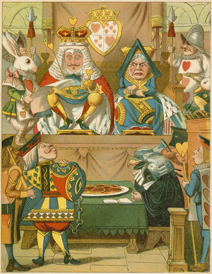 The Trial in Alice's Adventures in Wonderland