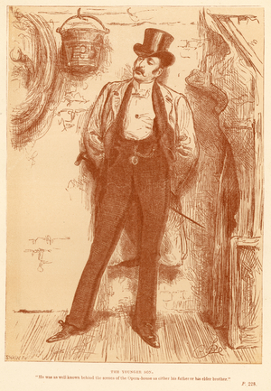 The Younger Son, 1883 (litho)