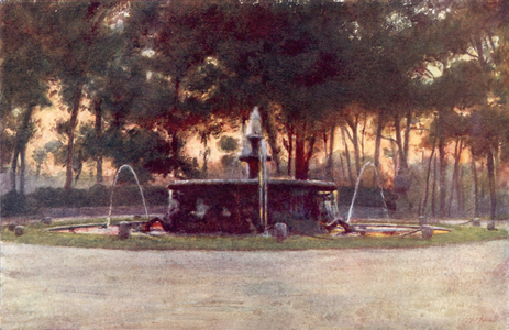 Sea Horse Fountain in the Villa Borghese