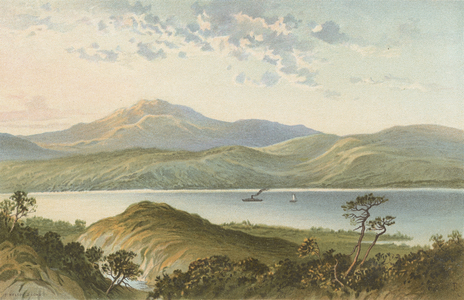 Loch Ness, from above the Fall of Foyers