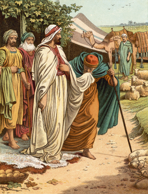 Job in his prosperity