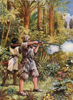 Illustration for Robinson Crusoe