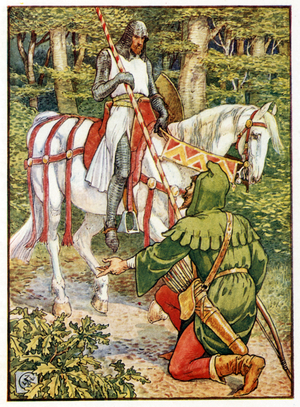 Lyttel John and the Knyghte