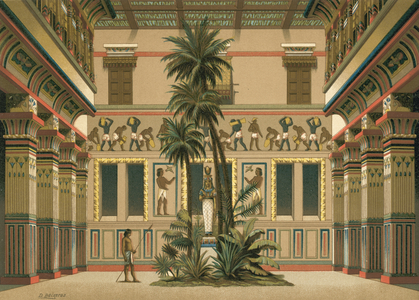 Courtyard of an Egyptian house