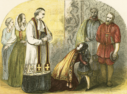 The queen of Edward IV, parting with the young Duke of York