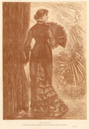 The Dowager, 1883 (litho)