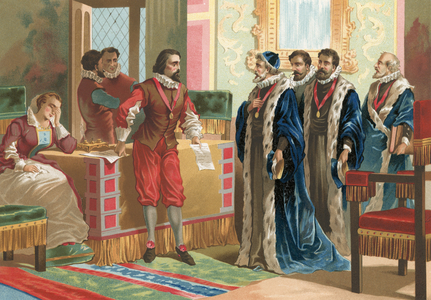 Francis Bacon before the Parliamentary Commission