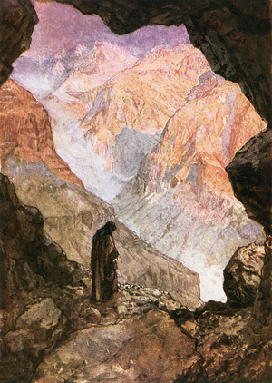 Elijah in the desert of Horeb